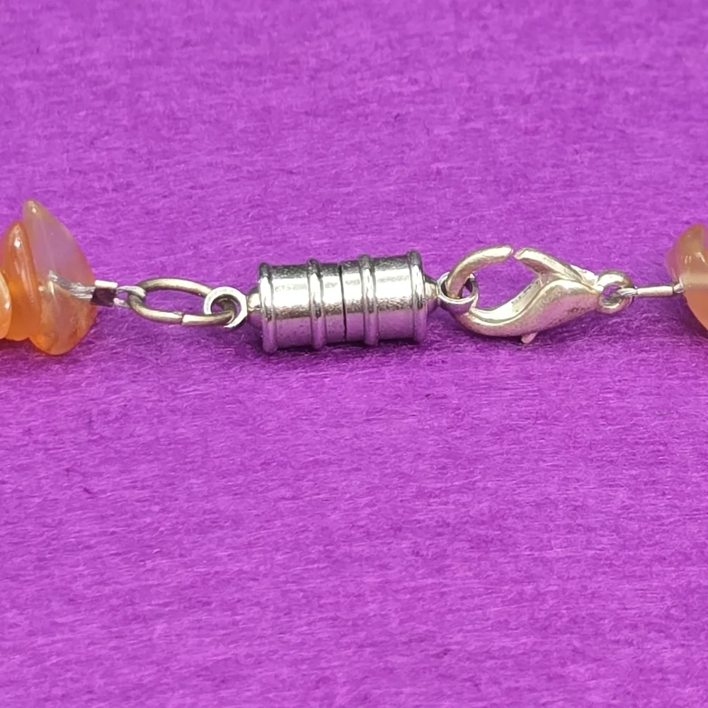Carnelian Chip Necklace - Picture 3 of 4